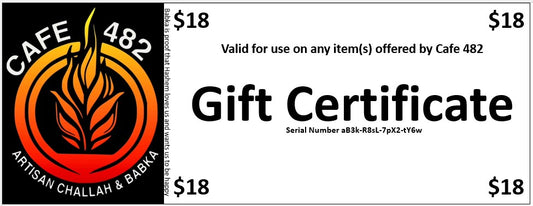 Cafe 482 Gift Cards